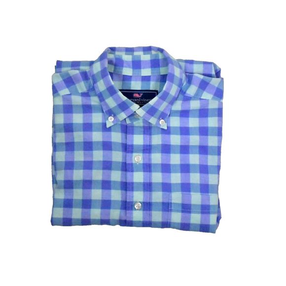 Vineyard Vines Men's Murray Shirt Size S Button Down Short Sleeve Plaid Preppy - Picture 2 of 10